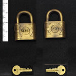  NKP - Nickle Plate RR - Yale Lock / Key Lock and Key