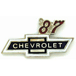  87 Chevrolet Year Pin Auto Hat Pin