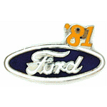  '81 Ford year pin Auto Hat Pin