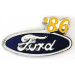  '86 Ford year pin Auto Hat Pin