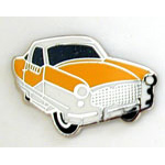  Metropolitan - Yellow Auto Hat Pin