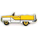  Metro Convert. - Yellow Auto Hat Pin