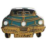  Tucker blue Auto Hat Pin
