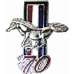  '70 Mustang year pin Auto Hat Pin