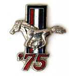  '75 Mustang year pin Auto Hat Pin