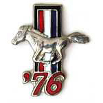  '76 Mustang year pin Auto Hat Pin