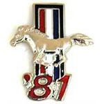  '81 Mustang year pin Auto Hat Pin