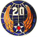  20th Air Force Mil Hat Pin