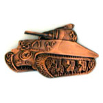  Army Tank Mil Hat Pin