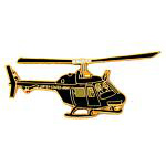  OH-58 Helicopter Mil Hat Pin