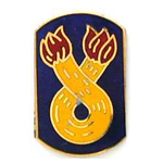  196th Infantry Brigade Mil Hat Pin
