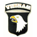  101st A/B Vietnam Mil Hat Pin