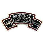  Airborne Rangers Mil Hat Pin