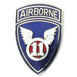  11th A/B Division Mil Hat Pin