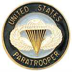  Paratrooper Mil Hat Pin