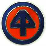  44th Division Mil Hat Pin