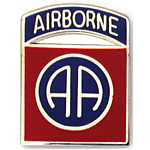  82nd A/B Division small Mil Hat Pin