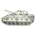  M2A1 Tank Mil Hat Pin