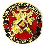  14th Regiment Mil Hat Pin