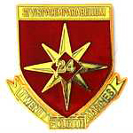  24th Regiment Mil Hat Pin