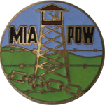  MIA POW Mil Hat Pin