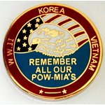  Remember our Pow/Mia Mil Hat Pin
