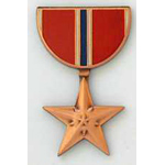  Bronze Star Miniature Military Medal Mil Hat Pin