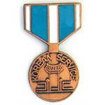  Korean Service Miniature Military Medal Mil Hat Pin