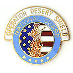  Operation Desert Shield Mil Hat Pin