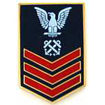  Petty Officer E6 First Class Mil Hat Pin