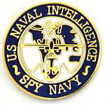  Naval Intelligence Spy Navy Mil Hat Pin