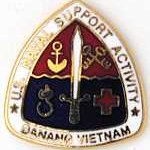  Naval Support Da Nang Mil Hat Pin