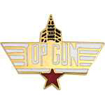  Top Gun Mil Hat Pin