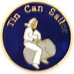  Tin Can Navy Mil Hat Pin