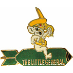  The Little General Air Plane Nose Art Mil Hat Pin
