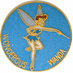  Wondrous Wanda Air Plane Nose Art Mil Hat Pin