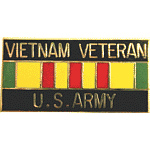  Vietnam Veteran US Army Mil Hat Pin