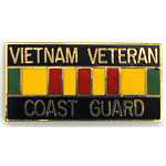  Vietnam Veteran Coast Guard Mil Hat Pin