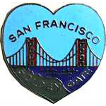  I Love San Francisco Misc Hat Pin