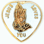  Jesus Loves You Misc Hat Pin