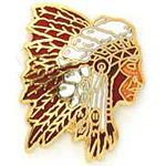  Indian Chief Misc Hat Pin