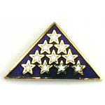  Folded US Flag Misc Hat Pin