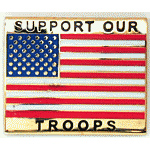  Support Our Troop Misc Hat Pin