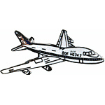  Boeing 747 Misc Hat Pin