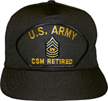  US Army CSM Retired Hat/Cap Military Hat