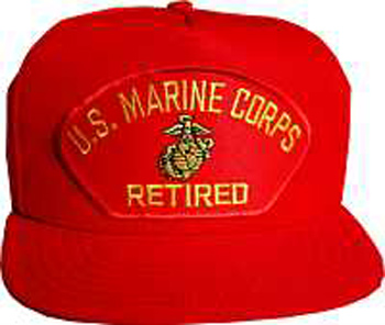  United States Marine Corps Retired - Red Hat Military Hat