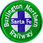 2in. RR Patch Burlington Northern 2in. RR Patch Burlington Northern