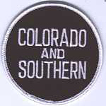 3in. RR Patch Colorado & Southern
