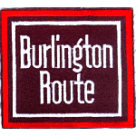 3in. RR Patch Burlington Route