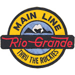 7in. RR Patch Rio Grande Main Line
